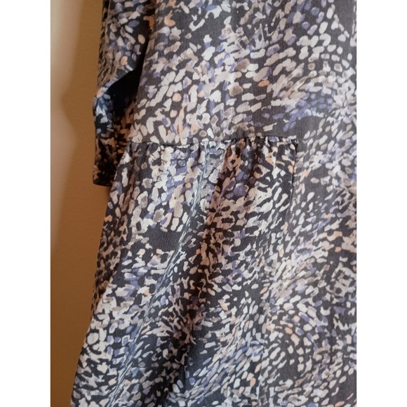 J.Jill Abstract Print Tunic Top XL Tall Soft Stretch Knit 3/4 Sleeve Relaxed Fit - Picture 6 of 11